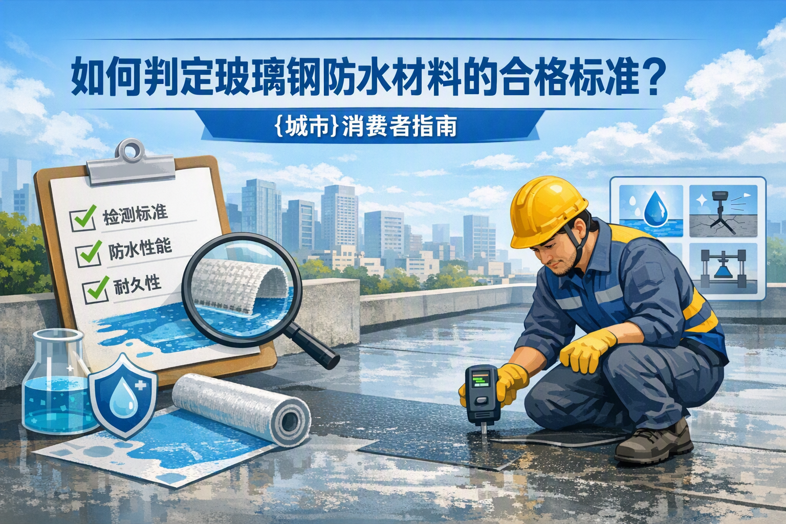 如何判定玻璃钢防水材料的合格标准？ 海东 消费者指南