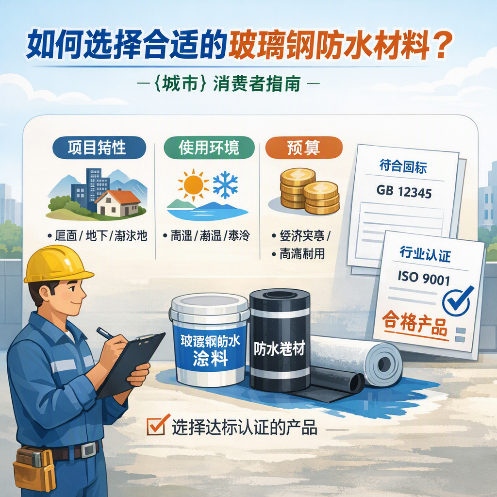 如何判定玻璃钢防水材料的合格标准？ 海东 消费者指南