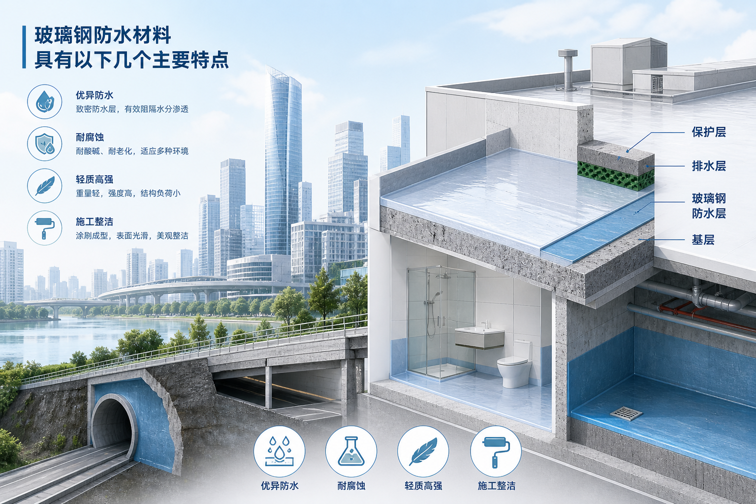 2023年玻璃钢防水材料市场趋势分析，关注 海东 发展