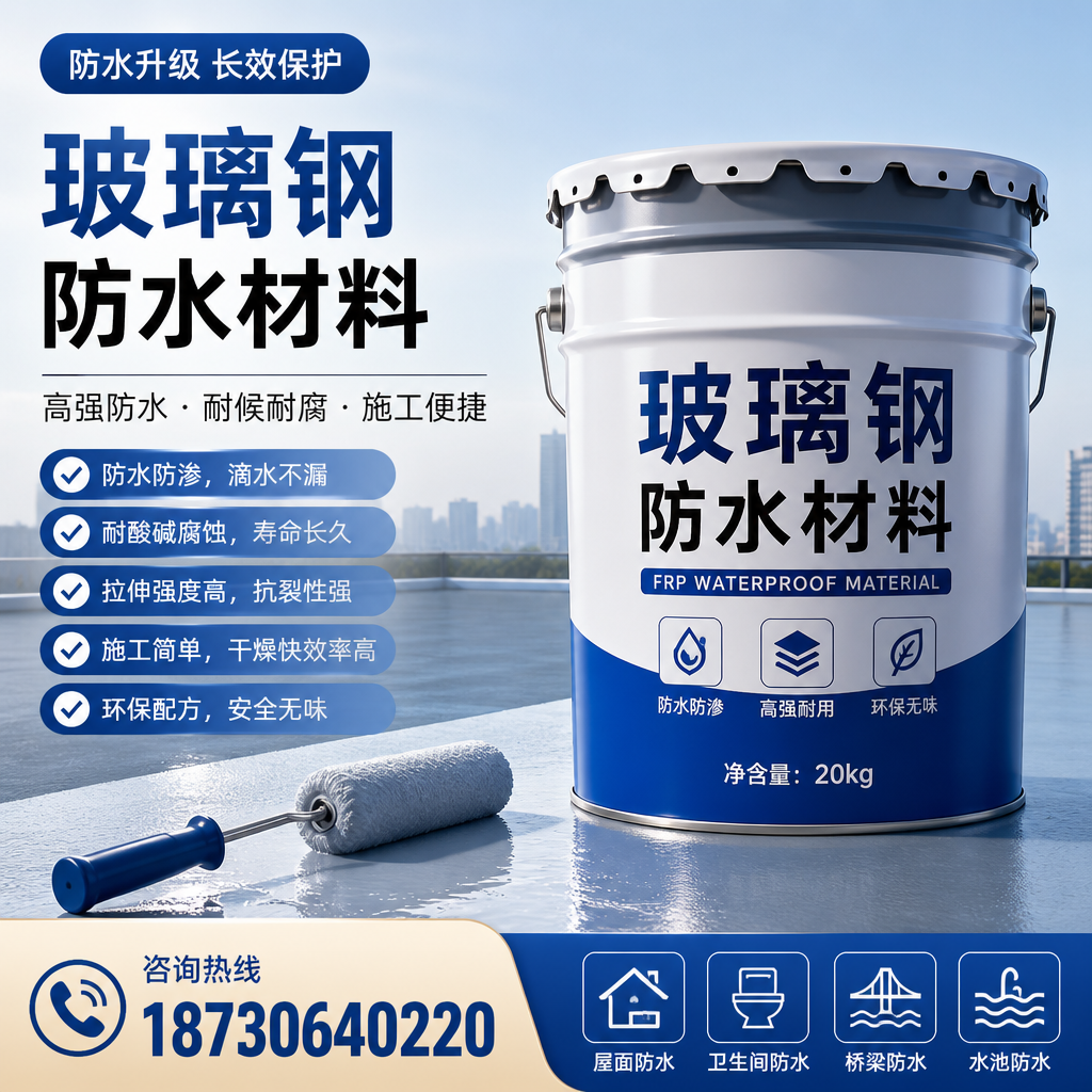 专家解析：玻璃钢防水材料的市场前景分析在 海东