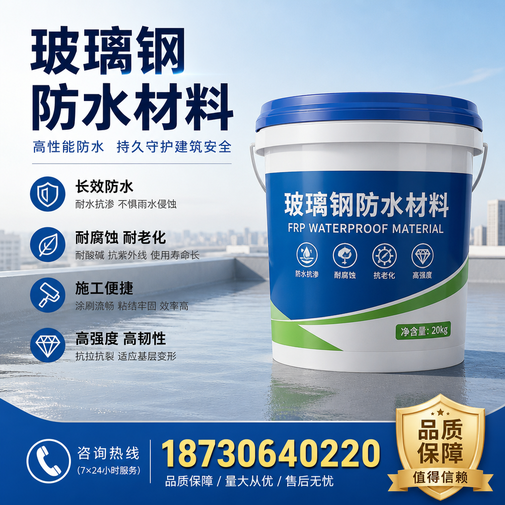 专家解析：玻璃钢防水材料的市场前景分析在 海东