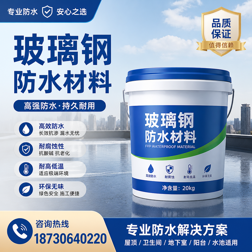 了解玻璃钢防水材料的市场趋势,海东 企业不可不知